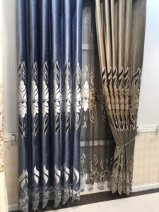 100% polyester micro fiber curtians jacquard (3)