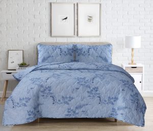 100% polyester microfiber quilted bed spread (1)