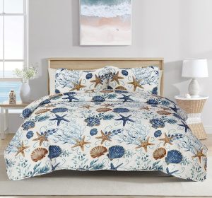 100% polyester microfiber quilted bed spread (4)