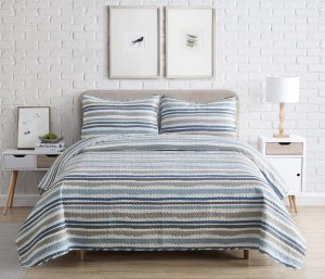 100% polyester microfiber quilted bed spread (7)