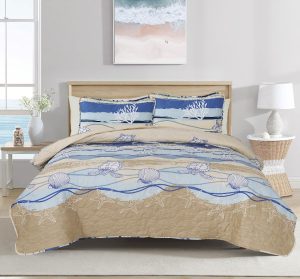 100% polyester microfiber quilted bed spread (8)